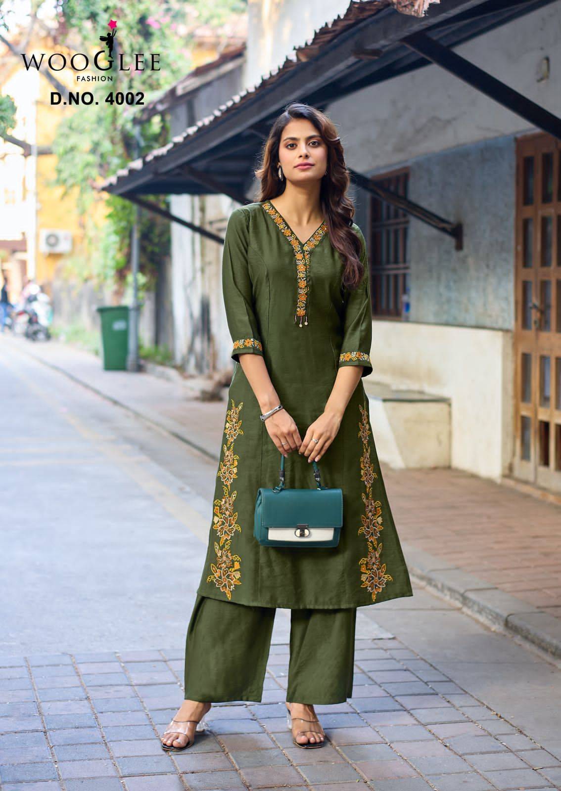  Rahima By WOOGLEE 4001 To 4006 Series Beautiful Festive Suits Colourful Stylish Viscose Weaving readymade dresses At Wholesale Price